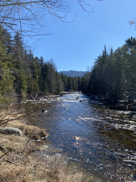 mountains and river